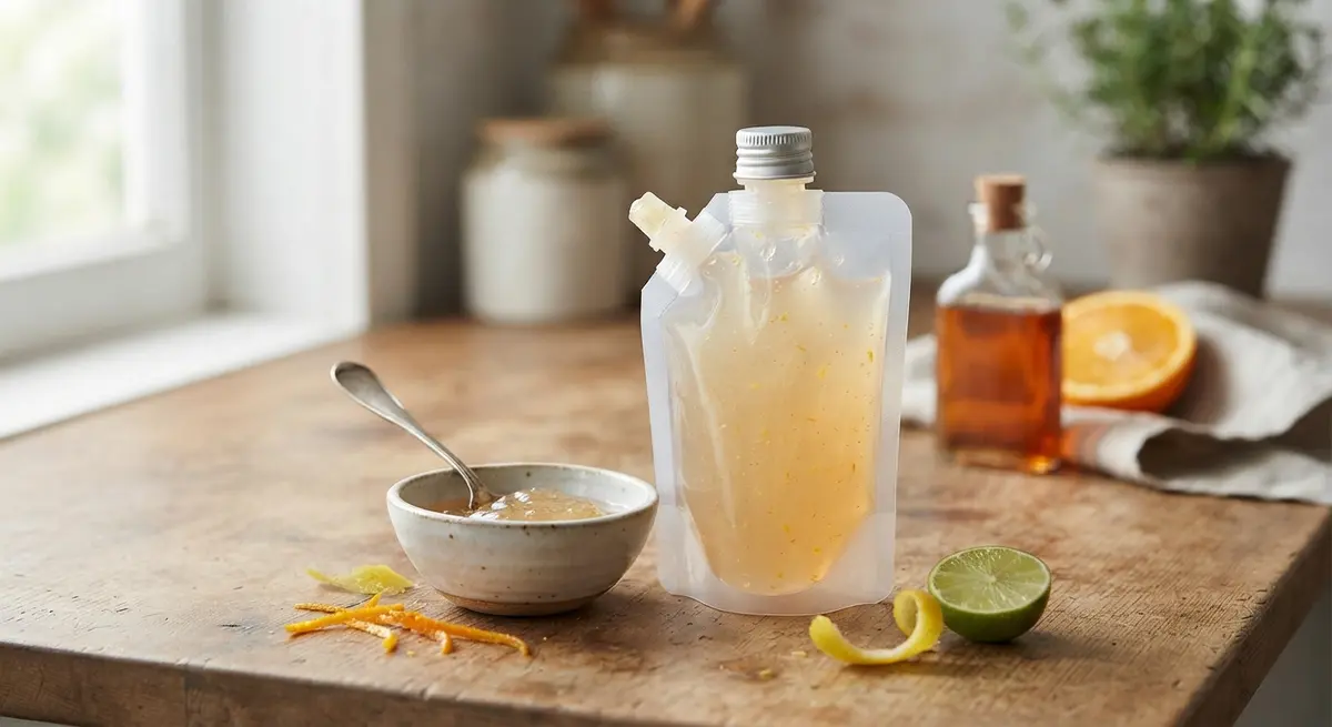 Homemade Agave Citrus Energy Gel